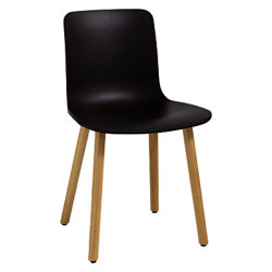 Vitra HAL Chair Chocolate / Light Oak